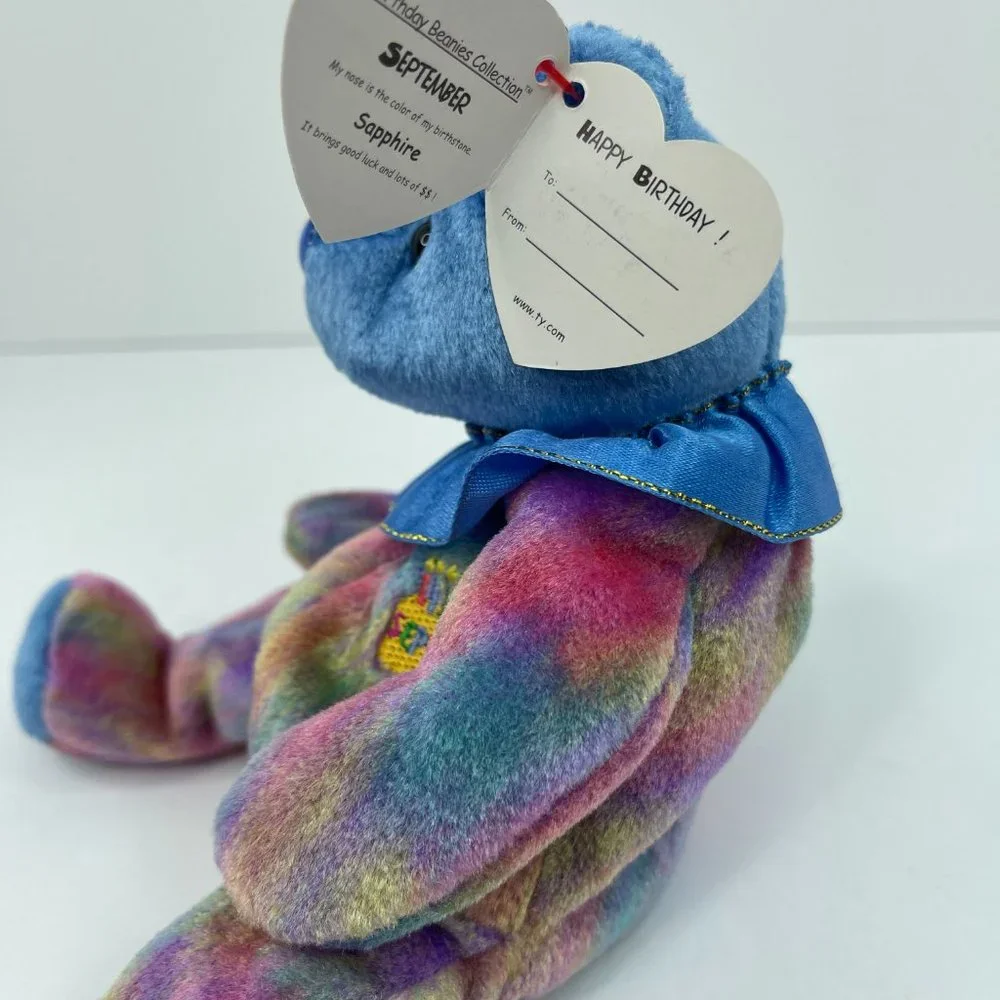 Ty Beanie Baby - SEPTEMBER the Birthday Bear with TAGS 2001